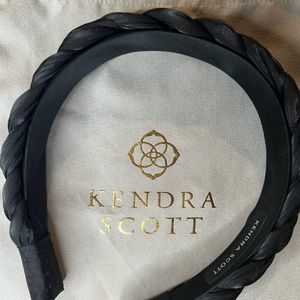 Kendra Scott Braided Headband in Black